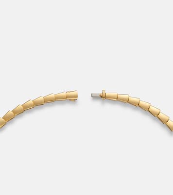 Serpenti Viper 18kt gold necklace with diamonds | Bvlgari