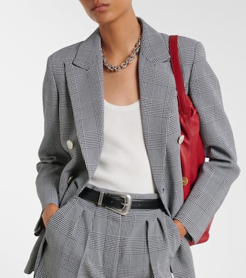 تانك توب من الجيرسيه بحبكة مضلعة | Max Mara
