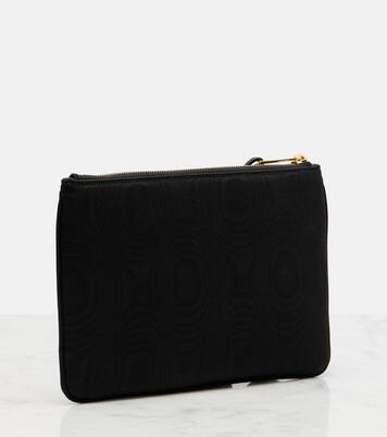 VLogo Swarovski®-embellished moiré pouch | Valentino Garavani