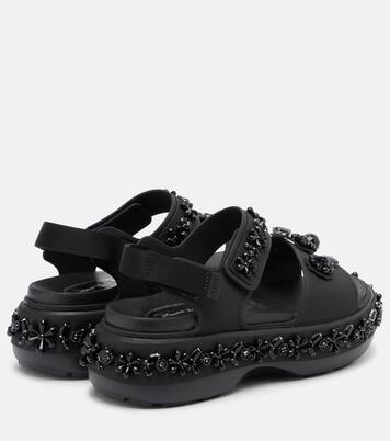 x Crocs embellished platform sandals | Simone Rocha