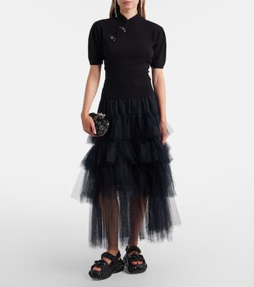 x Crocs embellished platform sandals | Simone Rocha