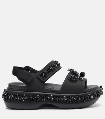 x Crocs embellished platform sandals | Simone Rocha