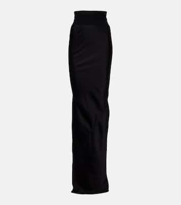 Coda draped satin maxi skirt | Rick Owens