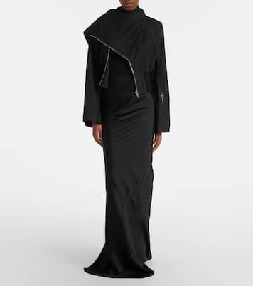 Coda draped satin maxi skirt | Rick Owens