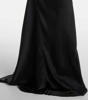 Coda draped satin maxi skirt | Rick Owens