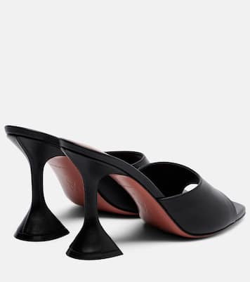 Mules Lupita en cuir | Amina Muaddi