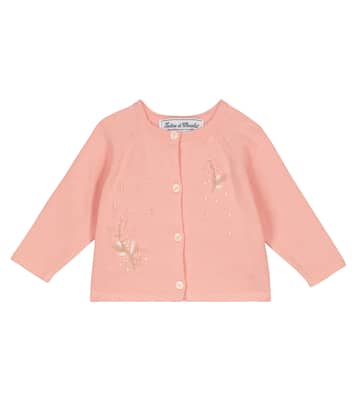 Baby Bestickter Cardigan aus Baumwolle | Tartine et Chocolat