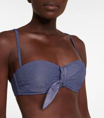 Haut de bikini bandeau rayé | Heidi Klein