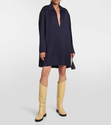 Leather over-the-knee boots | Jil Sander