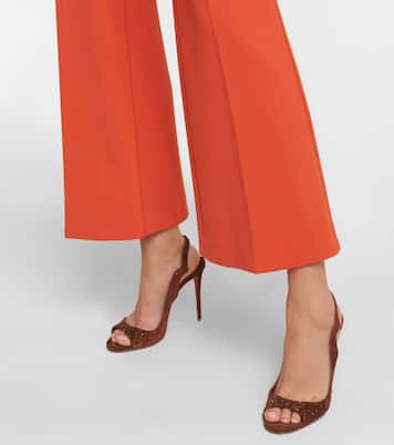 Sandales Nudes Degrachick en daim | Christian Louboutin