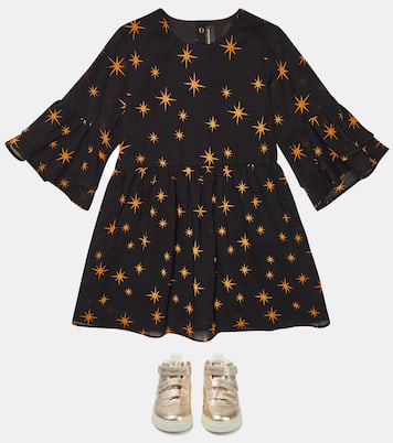 Star-print dress | Mini Rodini