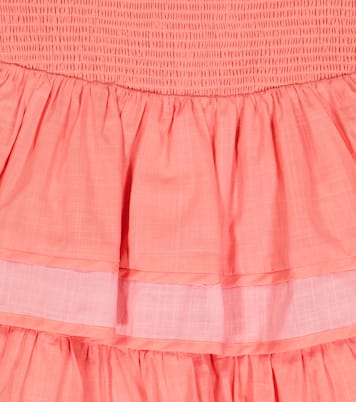 Tiggy printed tiered cotton dress | Zimmermann Kids