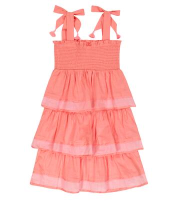 Tiggy printed tiered cotton dress | Zimmermann Kids