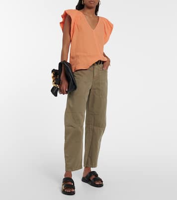 Top Ava aus Leinen | Velvet