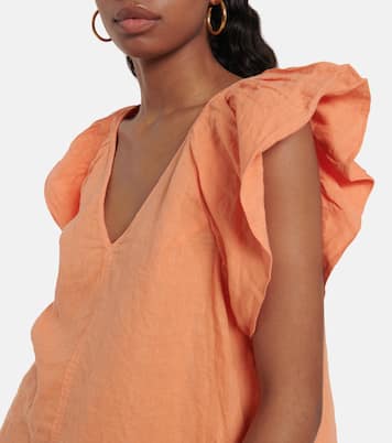 Top Ava aus Leinen | Velvet