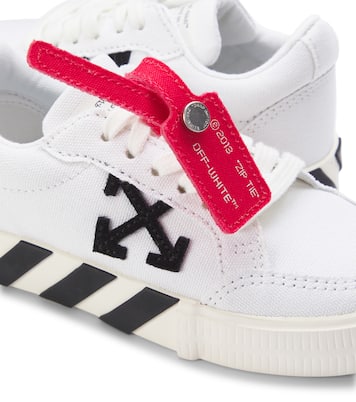 Low Vulcanized leather sneakers | Off-White Kids