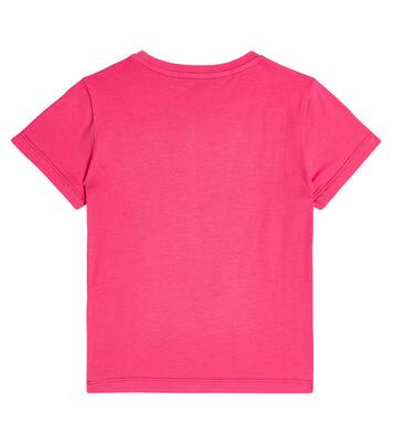 Medusa embellished cotton-blend T-shirt | Versace Kids
