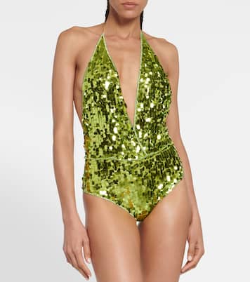 Badeanzug mit Pailletten | Oséree