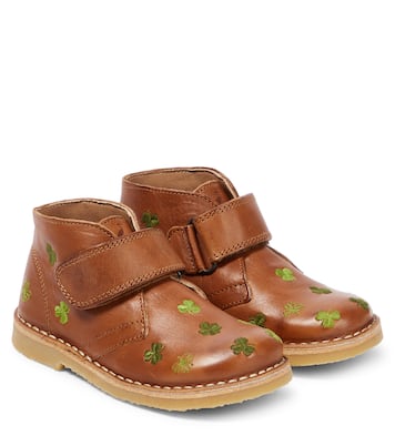 Embroidered leather boots | Petit Nord