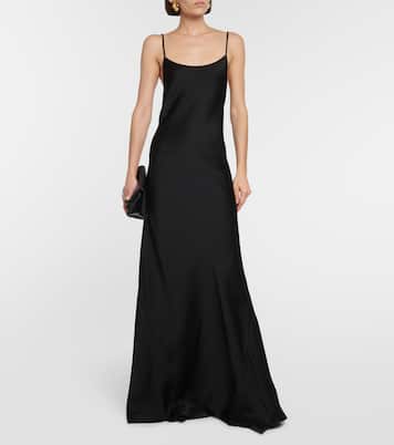 Satin slip dress | Victoria Beckham