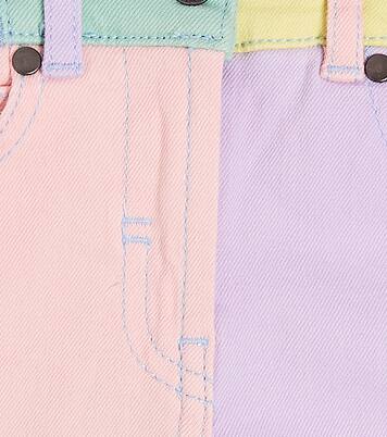 Baby fringed colorblock jeans | Stella McCartney Kids