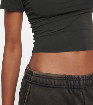 Top cropped in misto cotone | Entire Studios