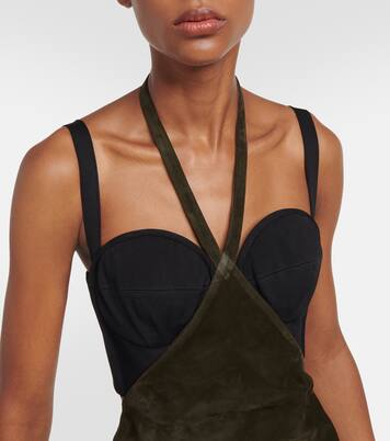 Suede maxi skirt | Alaïa