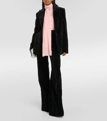 Gerade Hose Barine aus Baumwollsamt | Costarellos