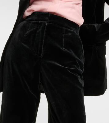 Gerade Hose Barine aus Baumwollsamt | Costarellos