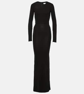 Asymmetric jersey maxi dress | Alex Perry