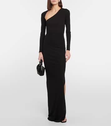 Asymmetric jersey maxi dress | Alex Perry