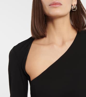 Asymmetric jersey maxi dress | Alex Perry