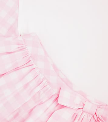 Gingham cotton top and skirt set | Patachou