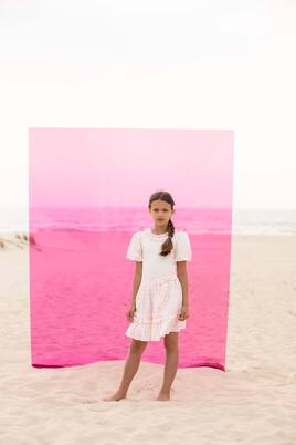 Gingham cotton top and skirt set | Patachou