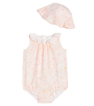 Bébé – Ensemble combi-short et chapeau en coton | Chloé Kids