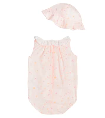 Bébé – Ensemble combi-short et chapeau en coton | Chloé Kids