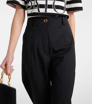 Mid-Rise-Hose aus einem Wollgemisch | Patou