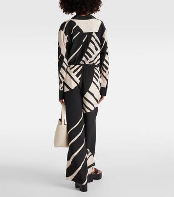 Pantalon ample Realisme en crêpe de soie | SIR