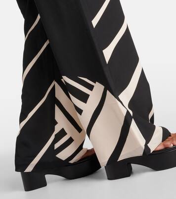 Pantalon ample Realisme en crêpe de soie | SIR