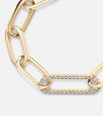 Link 18kt gold bracelet with diamonds | Bucherer Fine Jewellery