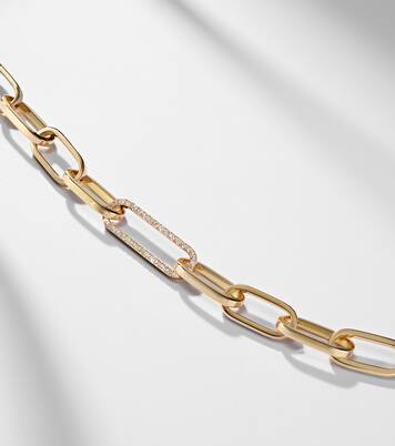 Link 18kt gold bracelet with diamonds | Bucherer Fine Jewellery