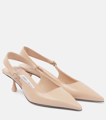 Amel 50 leather slingback pumps | Jimmy Choo