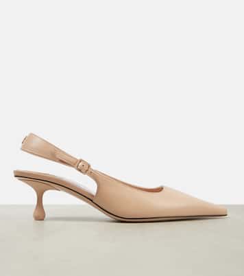 Amel 50 leather slingback pumps | Jimmy Choo