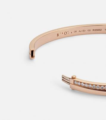 Pulsera Antifer de oro rosa de 18 ct con diamantes | Repossi