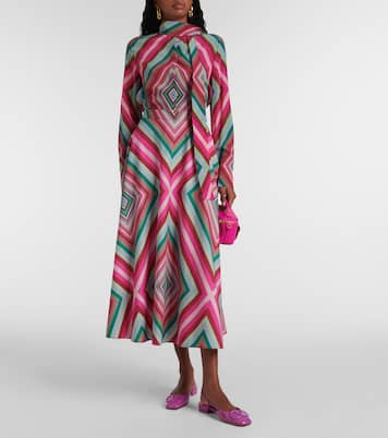 Maxirock Rhombus 75 aus Baumwollpopeline | Valentino