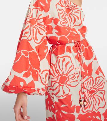 Robe longue Amorosa en coton à fleurs | Faithfull