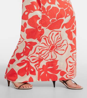 Robe longue Amorosa en coton à fleurs | Faithfull