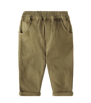Baby Olb cotton-blend straight pants | Donsje