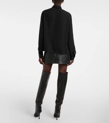 Schluppenbluse aus Seide | Wardrobe.NYC