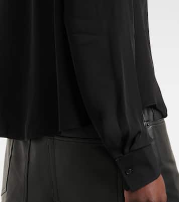 Schluppenbluse aus Seide | Wardrobe.NYC